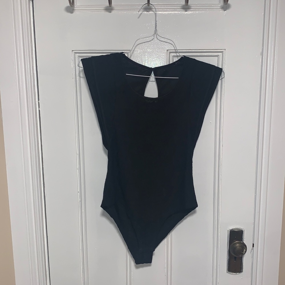 Black detailed bodysuit